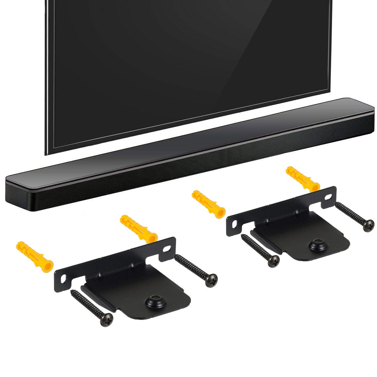 LG エレクトロニクス サウンドバー用 ブラケット Amazon.com: ECLINK Soundbar Wall Brackets for LG SH4 SJ4R SJ4Y SJ4